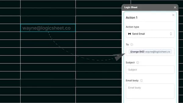 So verwenden Sie dynamische Daten in Ihrer Google Sheets-Automatisierung mit Logic Sheet
