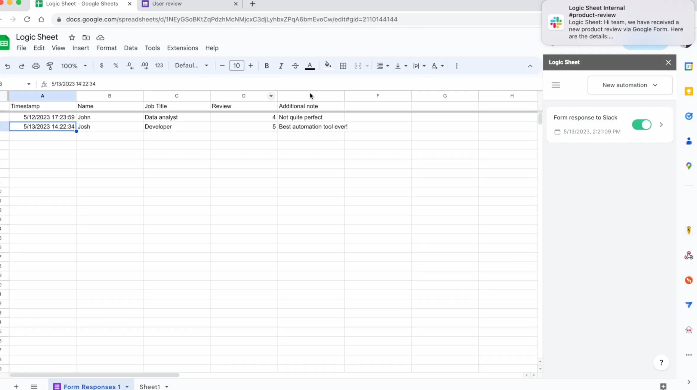 Automatisiere Google Tabellen mit LogicSheet: API-Power, AI-Funktionen