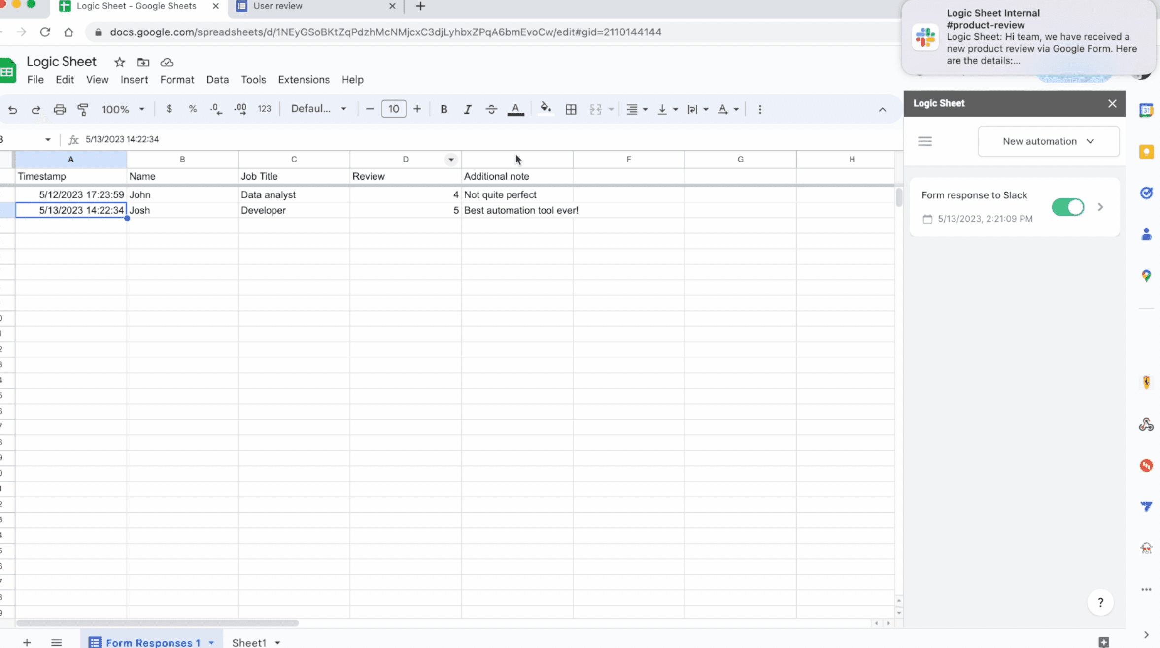 Automatisiere Google Tabellen mit LogicSheet: API-Power, AI-Funktionen