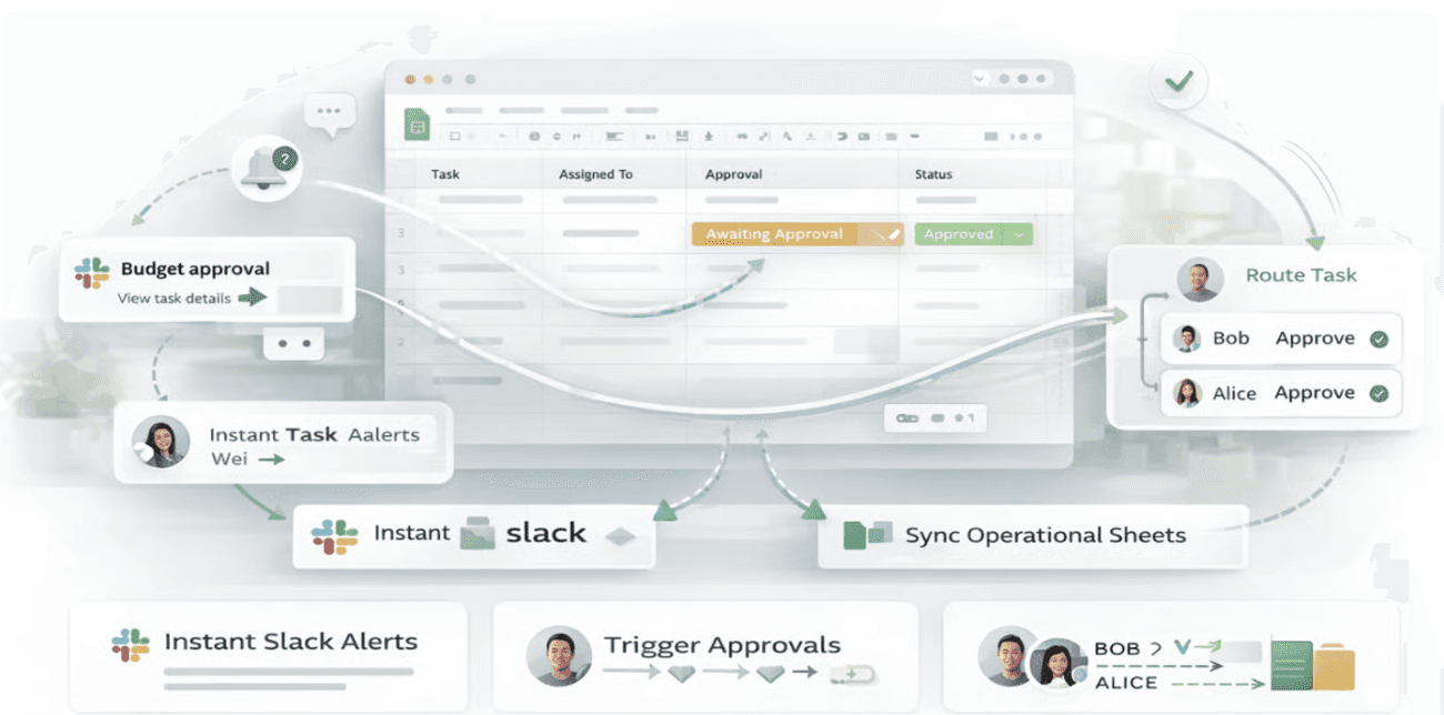Logic Sheet automatisiert die operativen Bindegliedarbeiten in Ihren Tabellenkalkulationen