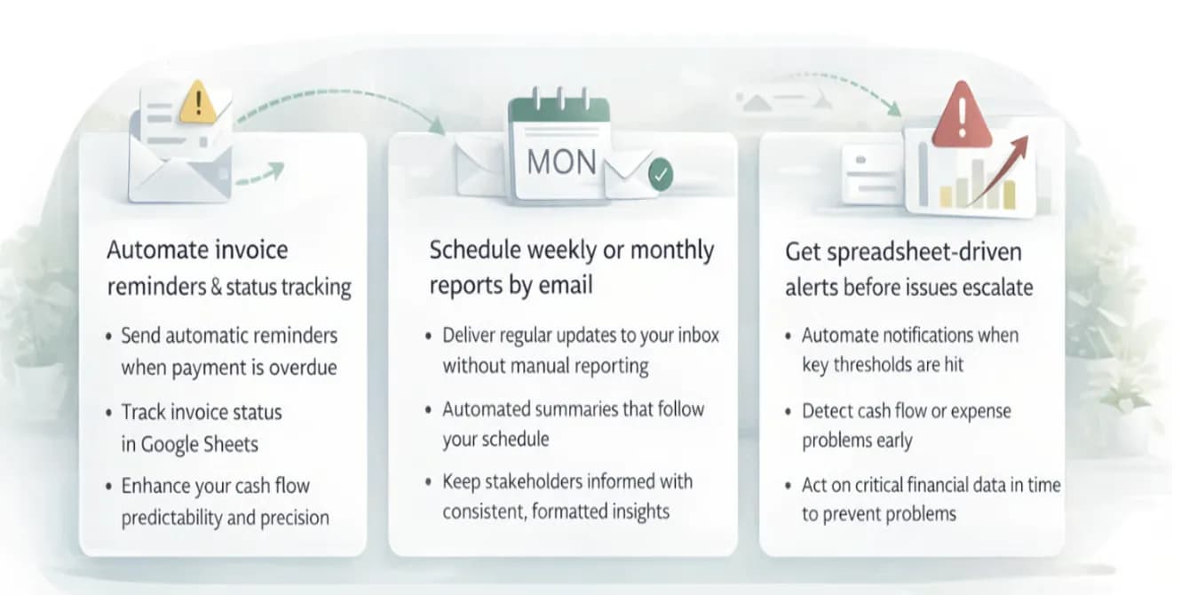 Automatisierung von Finance & reporting mit Logic Sheet