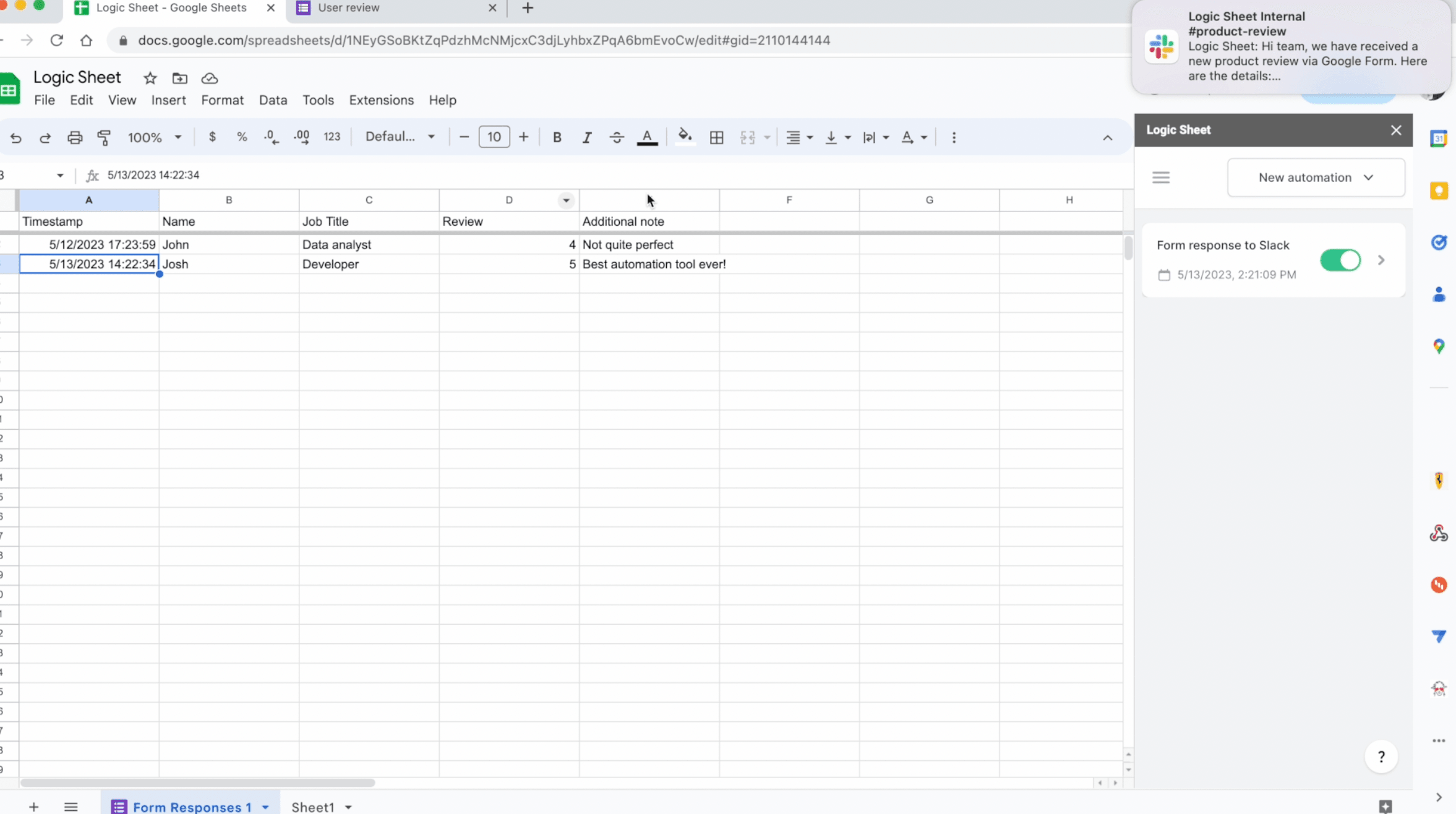 Automatisiere Google Tabellen mit LogicSheet: API-Power, AI-Funktionen